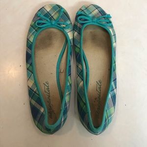 Aeropostale Plaid Flats